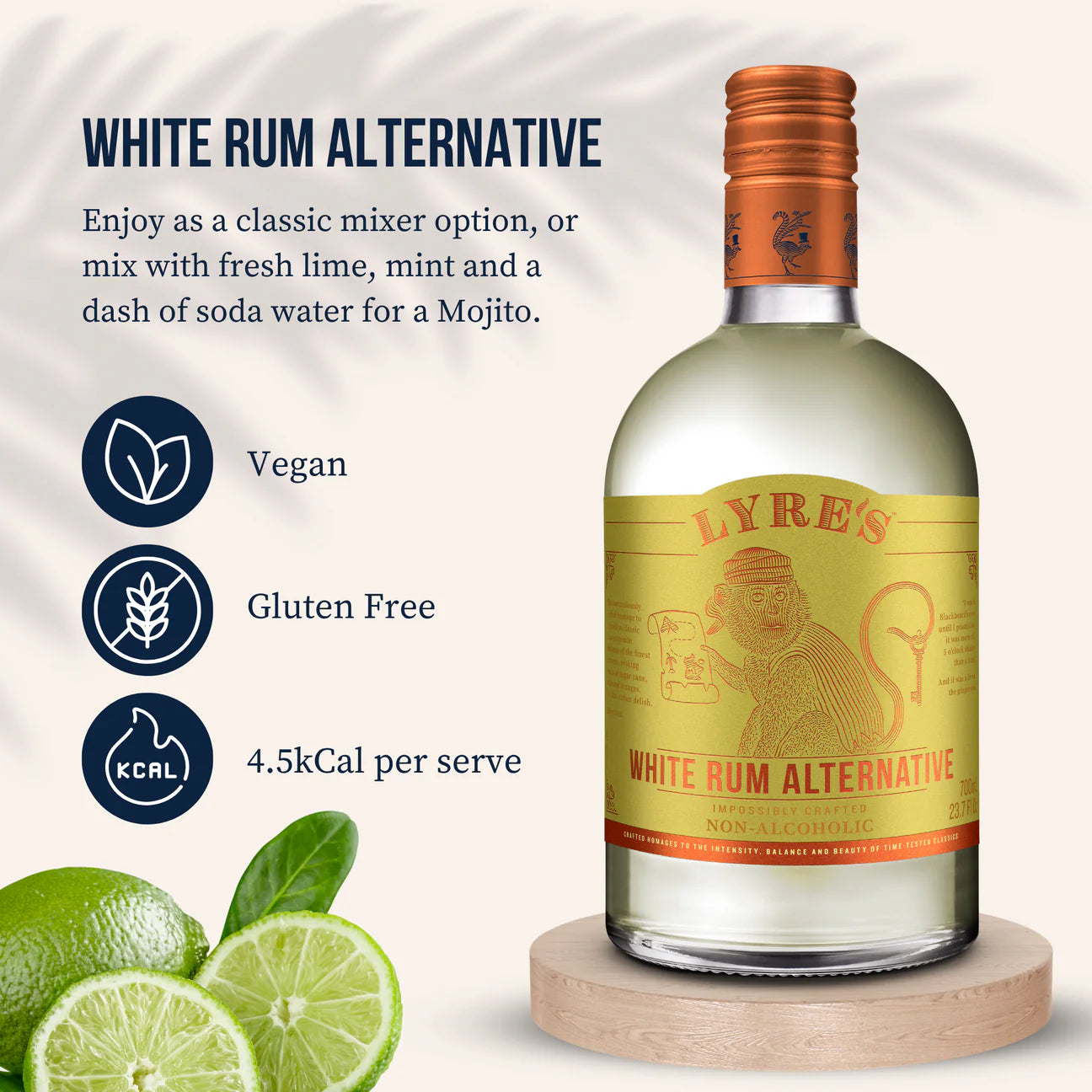 Lyre’s White Cane (White Rum alternative)